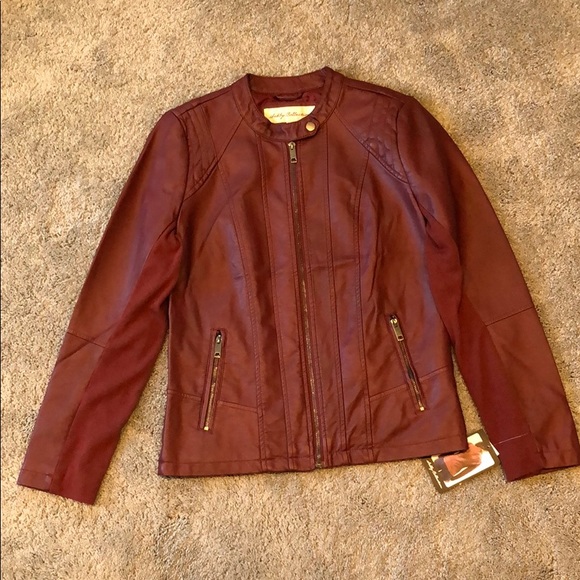 NWT Women’s Sebby Faux Leather Jacket - Picture 3 of 8